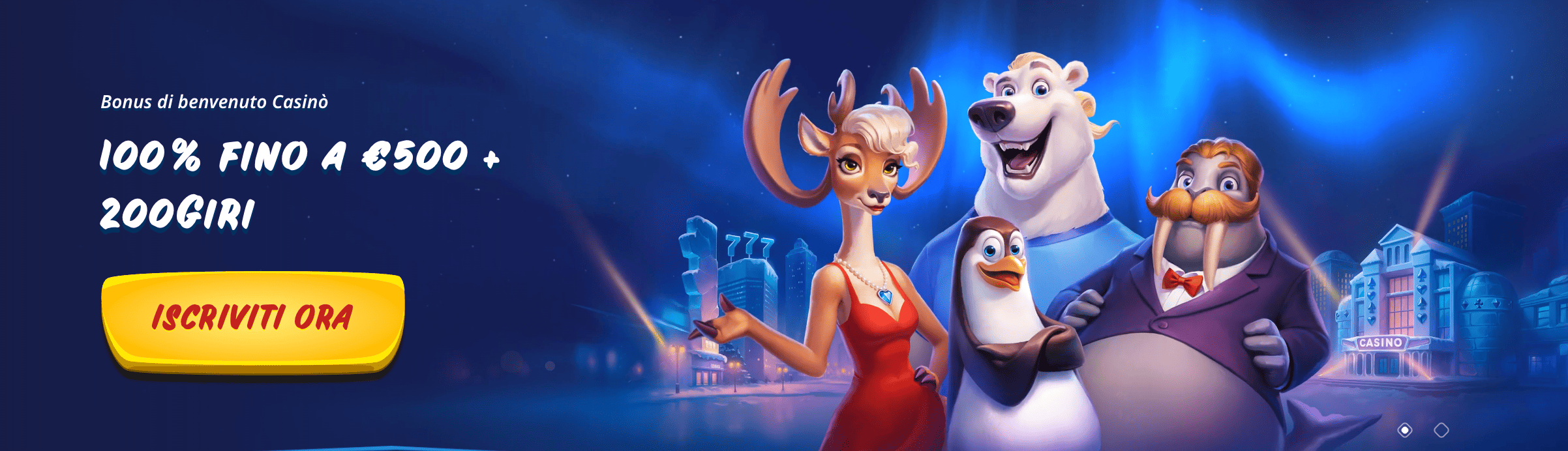 SGCasino Bonus Benvenuto